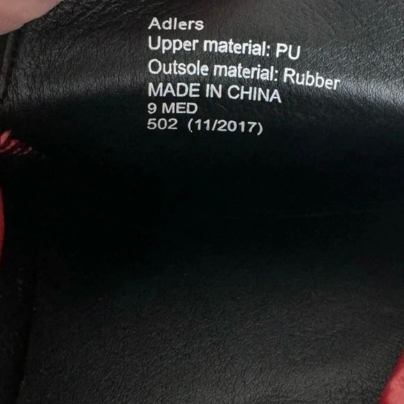 MENS RED GUESS ADLER‎ LOAFERS - Picture 6 of 8